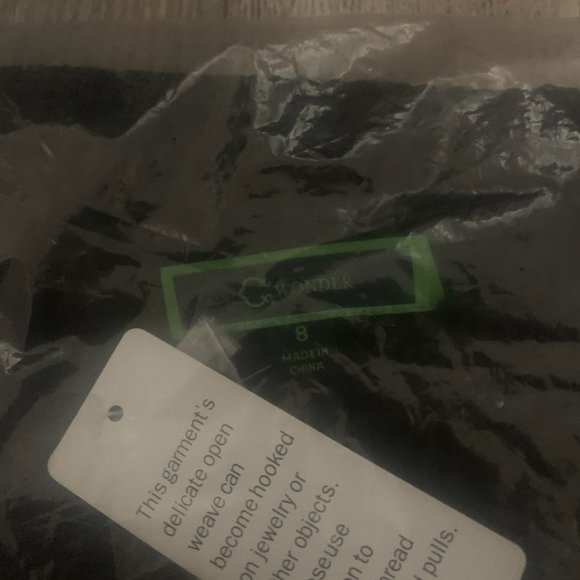 NWT C. WONDER BLACK LACE SPLIT NECK DRESS W/LINING 8 - Picture 12 of 13